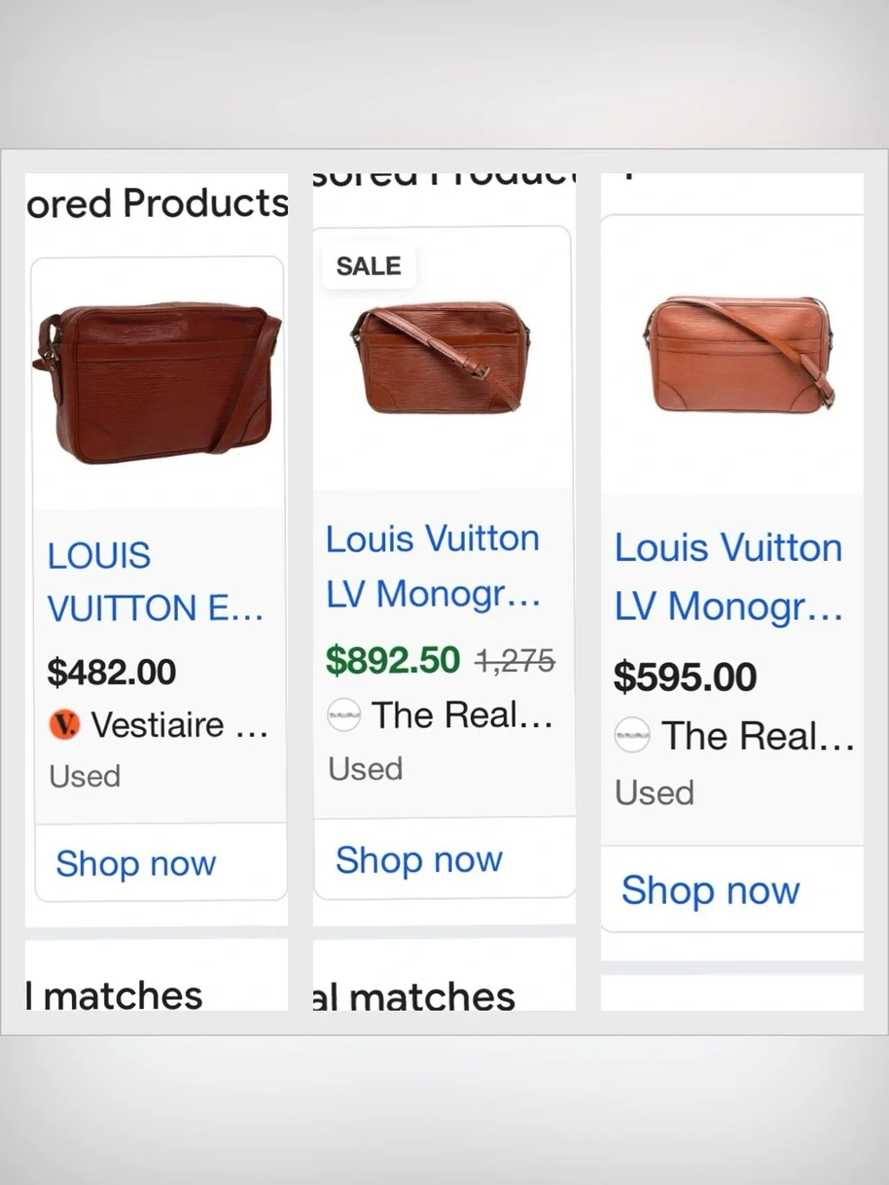 Louis Vuitton Epi tan crossbody shoulder bag